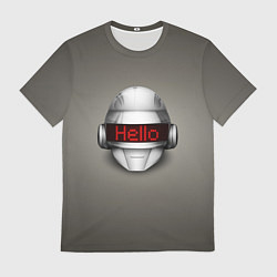 Мужская футболка Daft Punk Hello