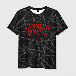Футболка мужская Cannibal Corpse Songs Z, цвет: 3D-принт