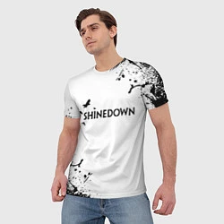Футболка мужская Shinedown, цвет: 3D-принт — фото 2