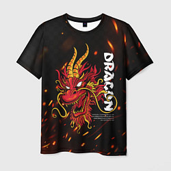 Мужская футболка Dragon Огненный дракон