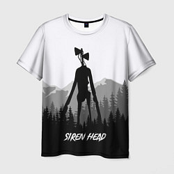 Мужская футболка SIREN HEAD DARK FOREST
