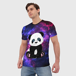 Футболка мужская Space Panda, цвет: 3D-принт — фото 2