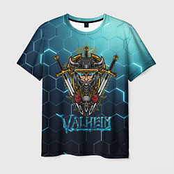 Мужская футболка Valheim Neon Samurai