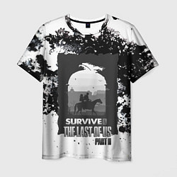 Мужская футболка The Last of US SURVIVE