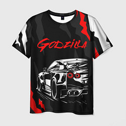 Мужская футболка NISSAN GT-R GODZILLA