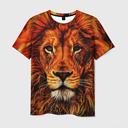 Футболка мужская LION, цвет: 3D-принт