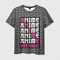 Мужская футболка Anime weeaboo