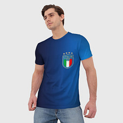 Футболка мужская Сборная Италии, цвет: 3D-принт — фото 2