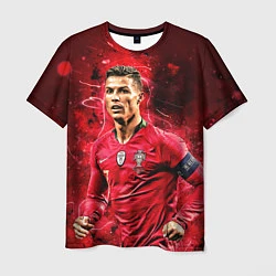 Мужская футболка Криштиану Роналду Португалия