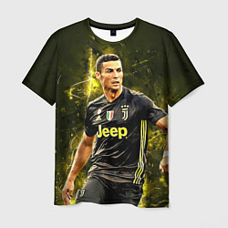 Футболка мужская Cristiano Ronaldo Juventus, цвет: 3D-принт