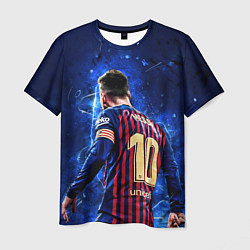 Футболка мужская Leo Messi Лео Месси 10, цвет: 3D-принт