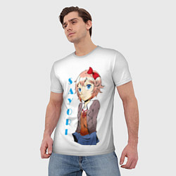 Футболка мужская Doki Doki SAYORI, цвет: 3D-принт — фото 2