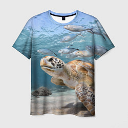 Мужская футболка Морская черепаха