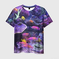 Футболка мужская Коралловые рыбки, цвет: 3D-принт