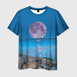 Мужская футболка Лунный пляж