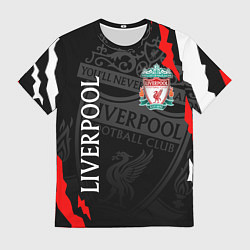 Футболка мужская LIVERPOOL ЛИВЕРПУЛЬ СПОРТ, цвет: 3D-принт