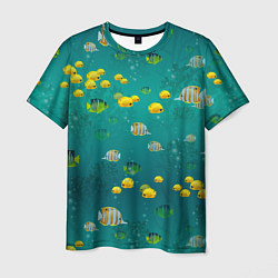 Мужская футболка Подводный мир Рыбки