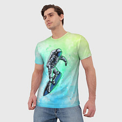 Футболка мужская Серфинг, цвет: 3D-принт — фото 2