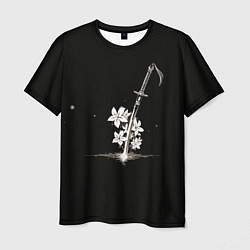 Мужская футболка Nier - Sword and Flowers