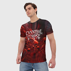 Футболка мужская Blood Cannibal Corpse Труп Каннибала Z, цвет: 3D-принт — фото 2