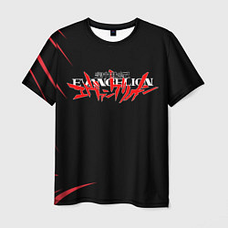 Мужская футболка RED EVANGELION LOGO