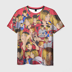 Футболка мужская Kozume Kenma Pattern Color, цвет: 3D-принт