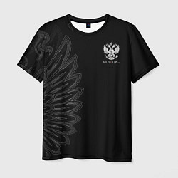 Мужская футболка Russia Black Side New 202223