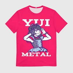Мужская футболка Юи Метал