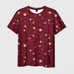 Мужская футболка Россыпи золотых звезд