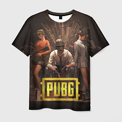 Футболка мужская PUBG КОРОЛЬ, цвет: 3D-принт