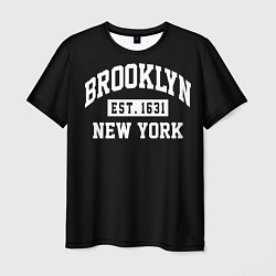 Футболка мужская Brooklyn, цвет: 3D-принт