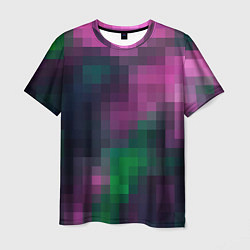 Мужская футболка Разноцветный геометрический уз
