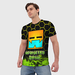 Футболка мужская Geometry Dash, цвет: 3D-принт — фото 2
