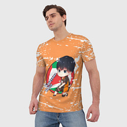 Футболка мужская Kageyama tobio Haikyu Z, цвет: 3D-принт — фото 2