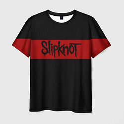 Мужская футболка Полосатый Slipknot
