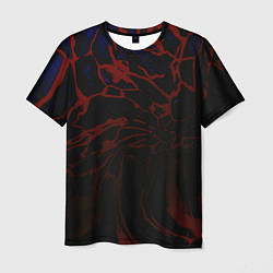 Мужская футболка Извержение Вулкана Лава