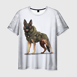 Мужская футболка Служебная собака К9 K9
