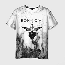 Мужская футболка BON JOVI HEART СЕРДЦЕ