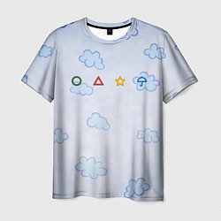 Мужская футболка Ojingeo geim - Облака