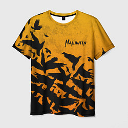 Мужская футболка ВОРОНЫ ХЕЛЛОУИН CROWS HALLOWEEN
