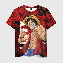 Мужская футболка Манки Д Луффи, One Piece