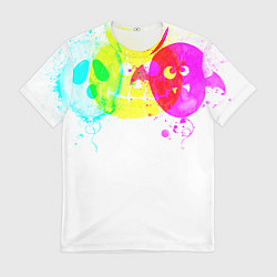 Мужская футболка Призраки Хэллоуина полиэстер