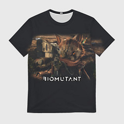 Мужская футболка Biomutant Биомутант с оружием