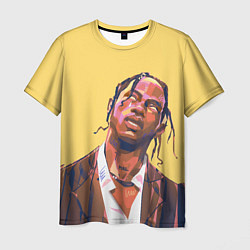 Мужская футболка Travis art