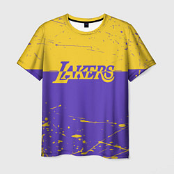 Футболка мужская Kobe Bryant - Los Angeles Lakers - NBA, цвет: 3D-принт