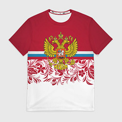 Футболка мужская Российский герб, цвет: 3D-принт
