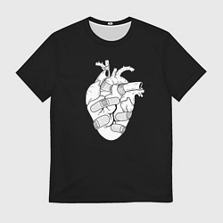 Мужская футболка Раненное-сердце