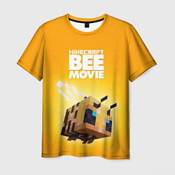 Мужская футболка BEE MOVIE Minecraft