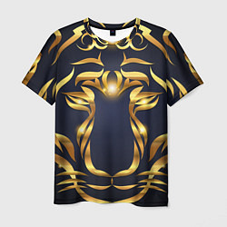 Мужская футболка Золотой символ года Тигр