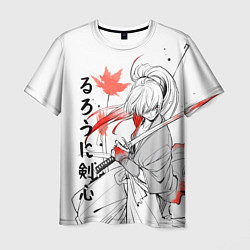 Футболка мужская Rurouni Kenshin - Бродяга Кэнсин, цвет: 3D-принт